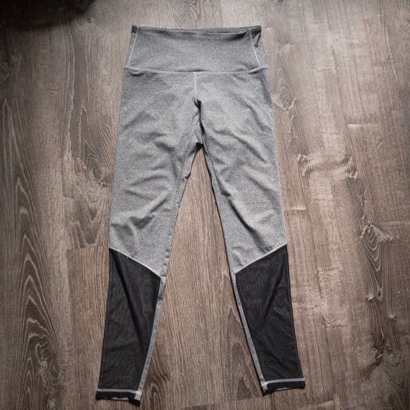 canta bella Pants - Canta Bella • grey mesh yoga pants